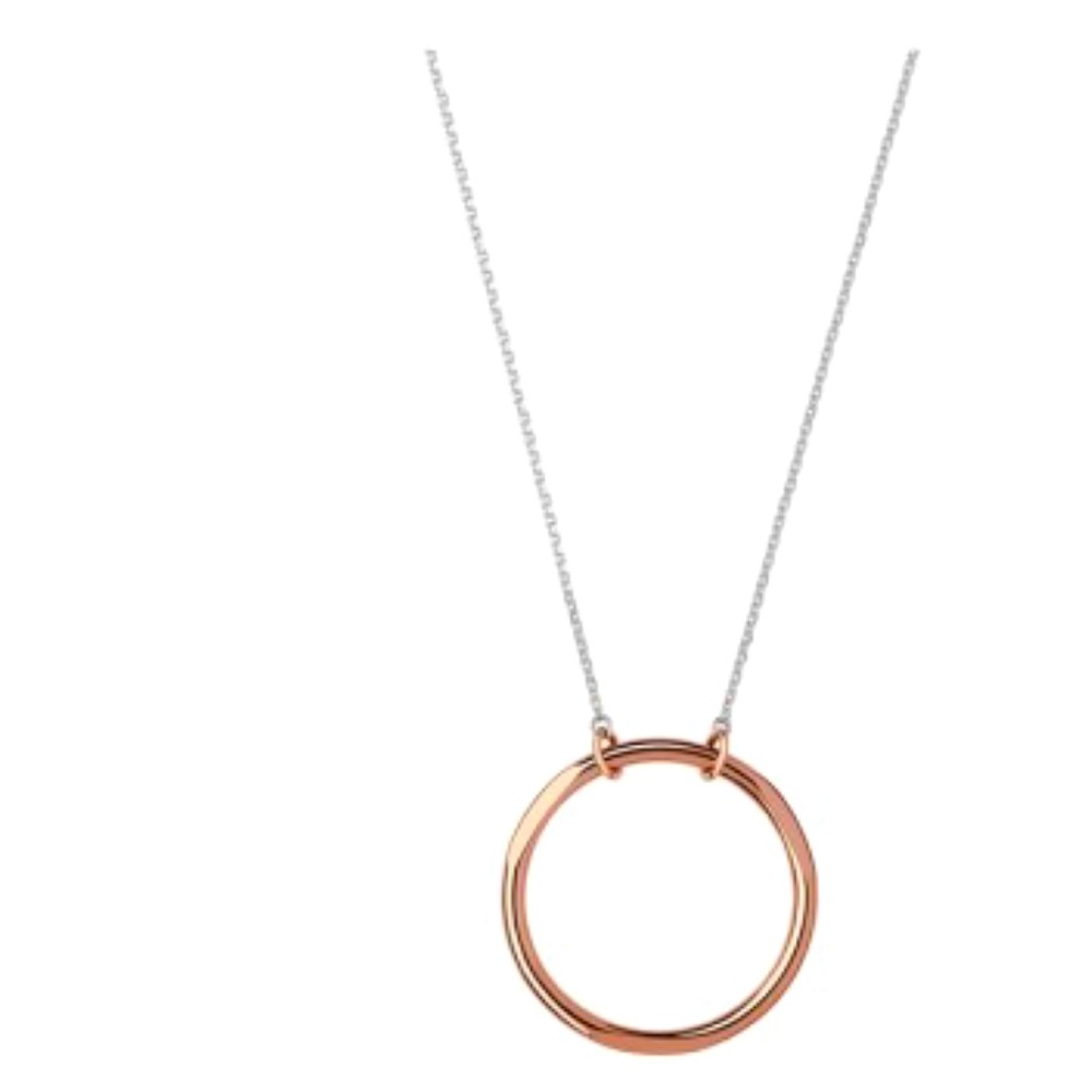 18ct solid Rose gold Links London long chain pendant
